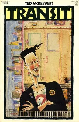 Transit #1 comic book cover, 1987