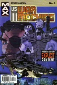 U.S. War Machine #3 comic book cover, 2001