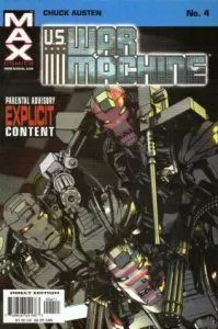 U.S. War Machine #4 comic book cover, 2001