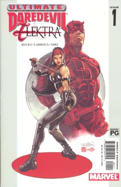 Ultimate Daredevil & Elektra #1 comic book cover, 2003