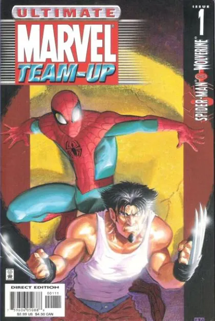 Ultimate Marvel Team-Up #1 Direct Edition comic book cover, 2001