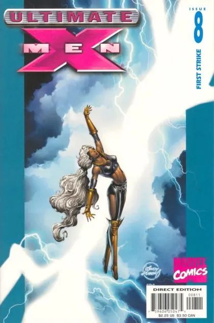 Ultimate X-Men, Vol. 1 #8 Direct Edition comic book cover, 2001