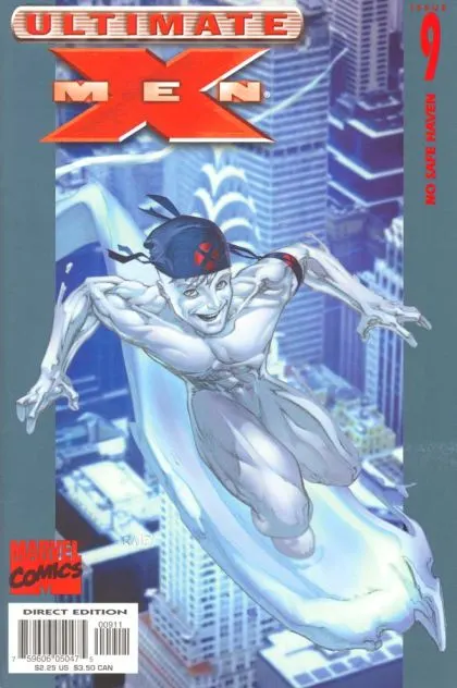 Ultimate X-Men, Vol. 1 #9 Direct Edition comic book cover, 2001