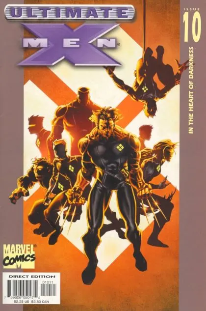 Ultimate X-Men, Vol. 1 #10 Direct Edition comic book cover, 2001