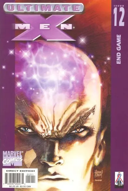 Ultimate X-Men, Vol. 1 #12 Direct Edition comic book cover, 2002