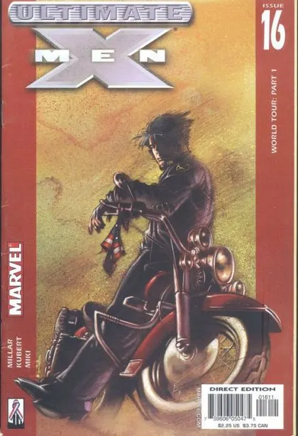 Ultimate X-Men, Vol. 1 #16 Direct Edition comic book cover, 2002