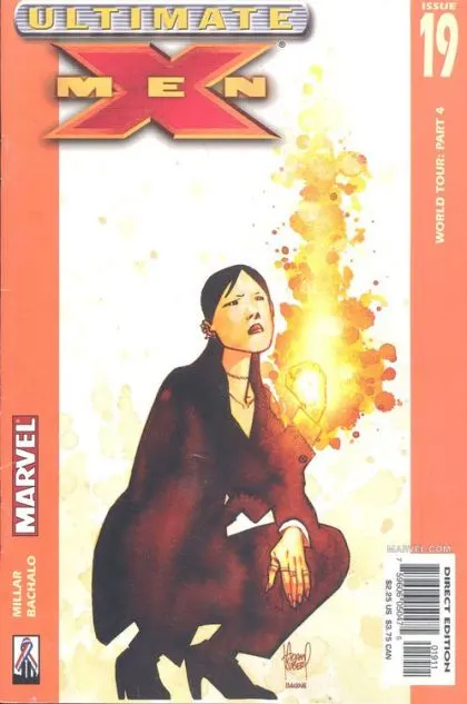 Ultimate X-Men, Vol. 1 #19 Direct Edition comic book cover, 2002