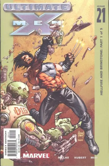 Ultimate X-Men, Vol. 1 #21 comic book cover, 2002