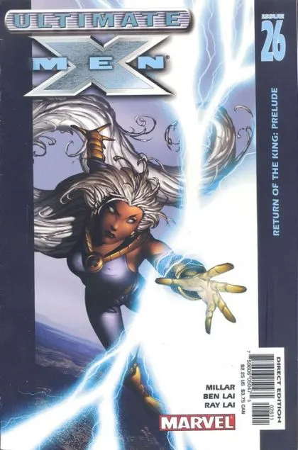 Ultimate X-Men, Vol. 1 #26 Direct Edition comic book cover, 2003