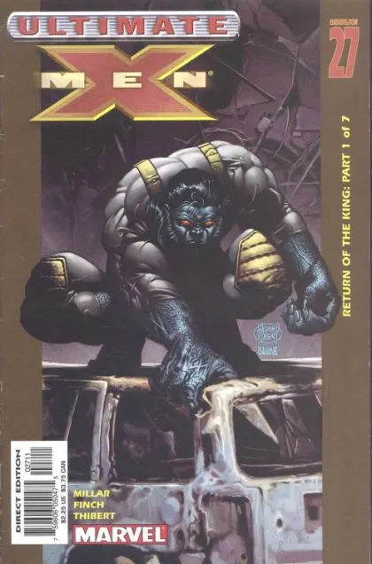 Ultimate X-Men, Vol. 1 #27 Direct Edition comic book cover, 2003