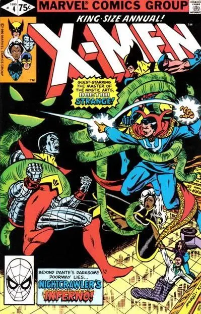 The Uncanny X-Men, Vol. 1 Annual #4 Direct Edition comic book cover, 1980