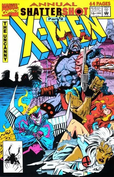 The Uncanny X-Men, Vol. 1 Annual #16 Direct Edition comic book cover, 1992