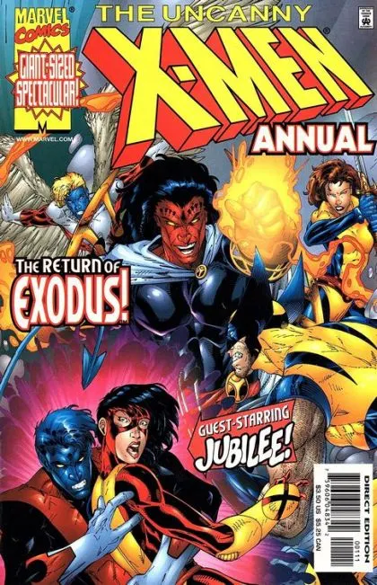 The Uncanny X-Men, Vol. 1 Annual #23 Direct Edition comic book cover, 2000