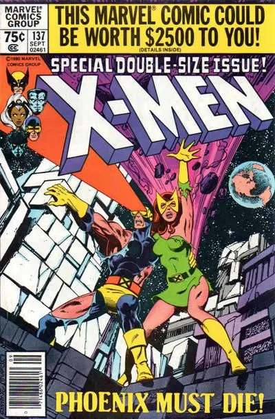 Uncanny X-Men, Vol. 1 #137 Newsstand Edition comic book cover, 1980
