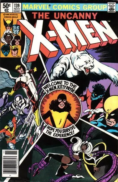 Uncanny X-Men, Vol. 1 #139 Newsstand Edition comic book cover, 1980