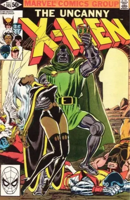 Uncanny X-Men, Vol. 1 #145 Direct Edition comic book cover, 1981