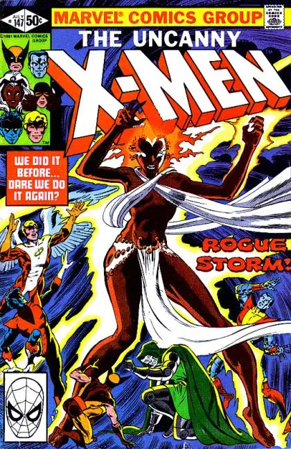 Uncanny X-Men, Vol. 1 #147 Direct Edition comic book cover, 1981