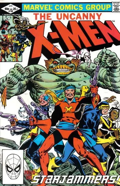 Uncanny X-Men, Vol. 1 #156 Direct Edition comic book cover, 1982