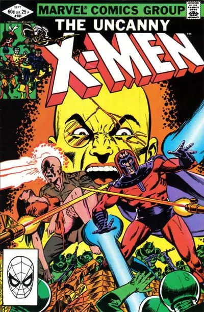 Uncanny X-Men, Vol. 1 #161 Direct Edition comic book cover, 1982