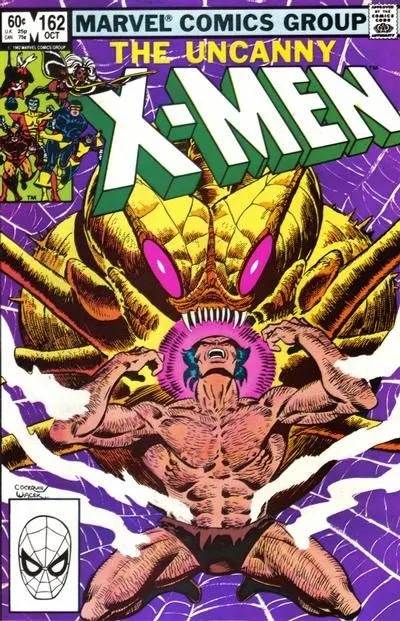 Uncanny X-Men, Vol. 1 #162 Direct Edition comic book cover, 1982