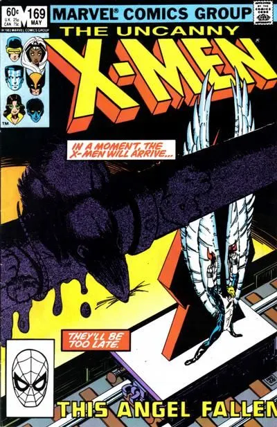 Uncanny X-Men, Vol. 1 #169 Direct Edition comic book cover, 1983