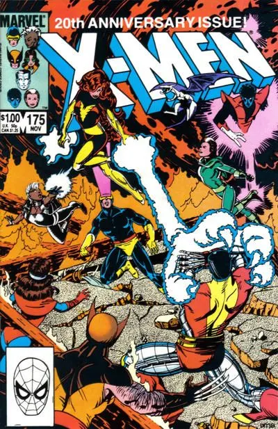 Uncanny X-Men, Vol. 1 #175 Direct Edition comic book cover, 1983