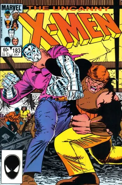 Uncanny X-Men, Vol. 1 #183 Direct Edition comic book cover, 1984