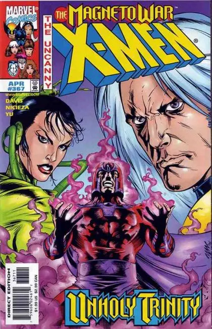 Uncanny X-Men, Vol. 1 #367 Direct Edition comic book cover, 1999