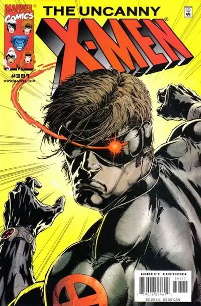 Uncanny X-Men, Vol. 1 #391 Direct Edition comic book cover, 2001