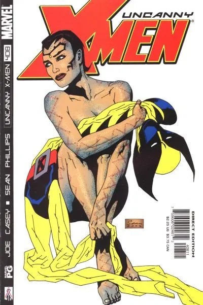 Uncanny X-Men, Vol. 1 #408 Direct Edition comic book cover, 2002