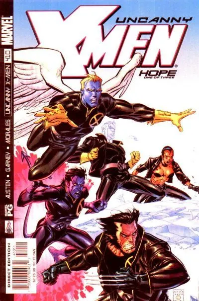 Uncanny X-Men, Vol. 1 #410 Direct Edition comic book cover, 2002