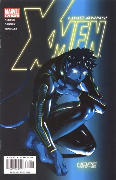 Uncanny X-Men, Vol. 1 #412 Direct Edition comic book cover, 2003