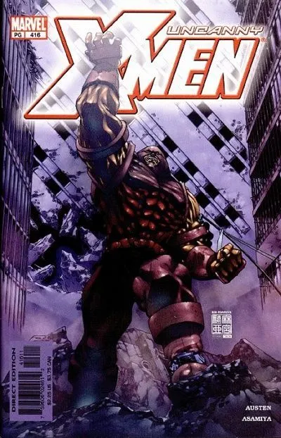 Uncanny X-Men, Vol. 1 #416 Direct Edition comic book cover, 2003