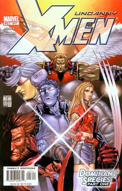 Uncanny X-Men, Vol. 1 #417 Direct Edition comic book cover, 2003