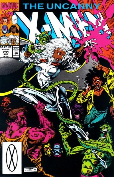 Uncanny X-Men, Vol. 1 #291 Direct Edition comic book cover, 1992