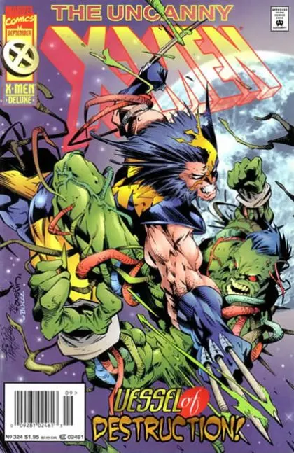 Uncanny X-Men, Vol. 1 #324 Newsstand Edition comic book cover, 1995