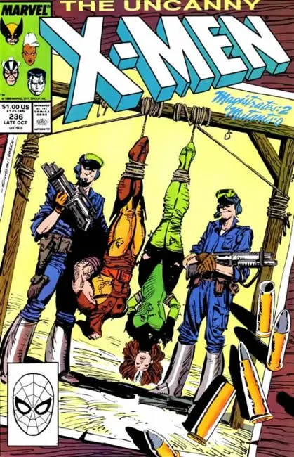 Uncanny X-Men, Vol. 1 #236 Direct Edition comic book cover, 1988