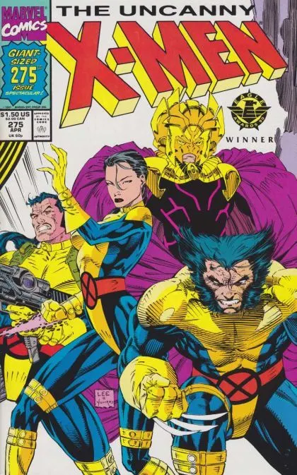 Uncanny X-Men, Vol. 1 #275 Direct Edition comic book cover, 1991