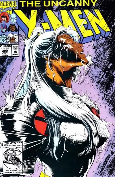 Uncanny X-Men, Vol. 1 #290 Direct Edition comic book cover, 1992