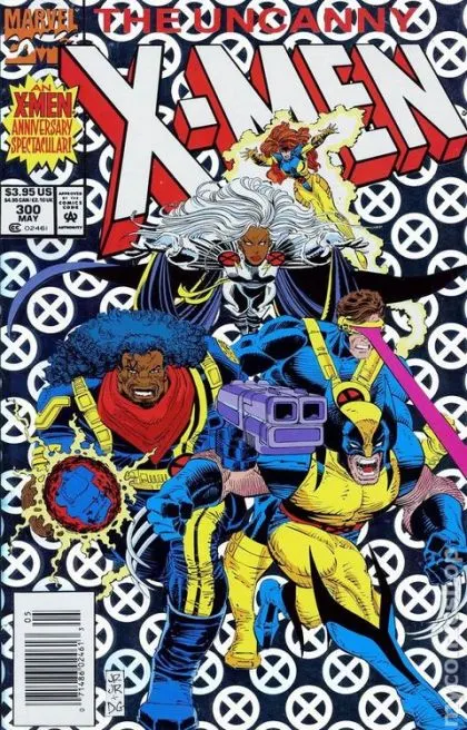 Uncanny X-Men, Vol. 1 #300 Newsstand Edition comic book cover, 1993