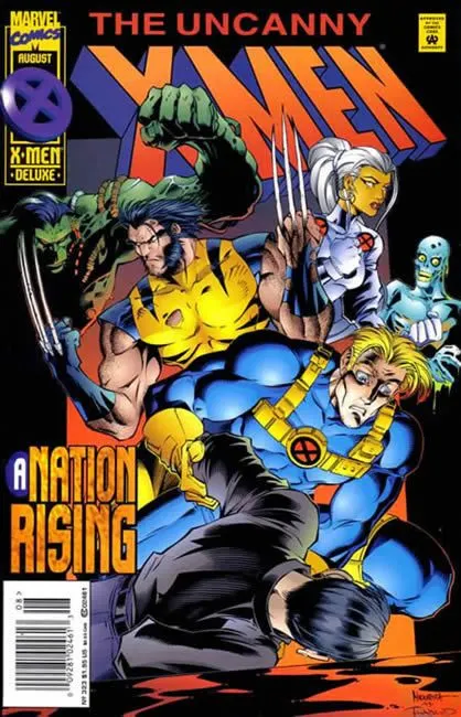 Uncanny X-Men, Vol. 1 #323 Newsstand Edition comic book cover, 1995