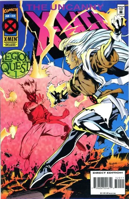 Uncanny X-Men, Vol. 1 #320 Direct Deluxe Edition comic book cover, 1995