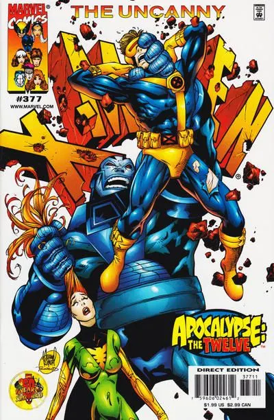 Uncanny X-Men, Vol. 1 #377 Direct Edition comic book cover, 2000