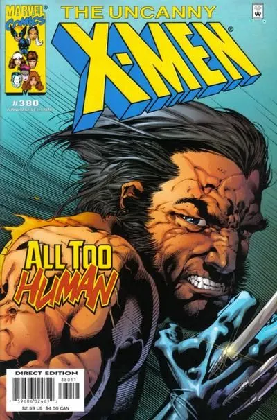 Uncanny X-Men, Vol. 1 #380 Direct Edition comic book cover, 2000