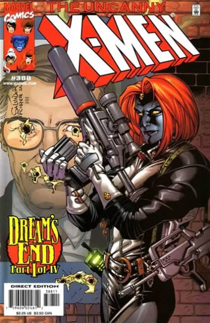 Uncanny X-Men, Vol. 1 #388 Direct Edition comic book cover, 2000