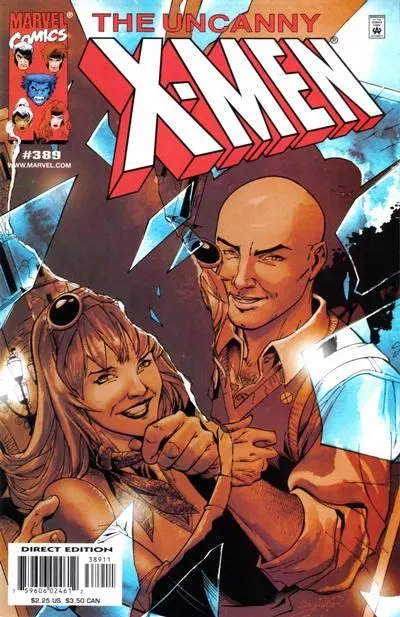 Uncanny X-Men, Vol. 1 #389 Direct Edition comic book cover, 2001