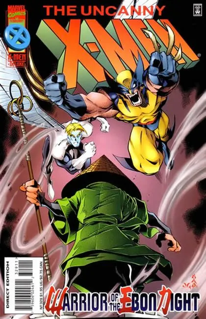 Uncanny X-Men, Vol. 1 #329 Direct Deluxe Edition comic book cover, 1996