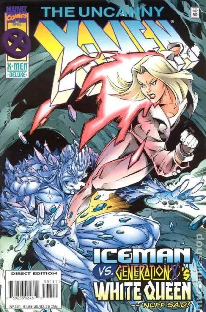 Uncanny X-Men, Vol. 1 #331 Direct Deluxe Edition comic book cover, 1996