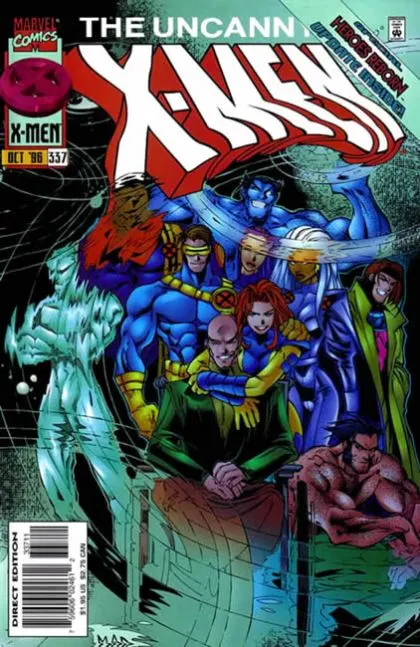 Uncanny X-Men, Vol. 1 #337 Direct Edition comic book cover, 1996