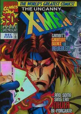 Uncanny X-Men, Vol. 1 #350 Direct Edition comic book cover, 1997